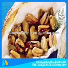 New packing method vacuum packed mussel meat